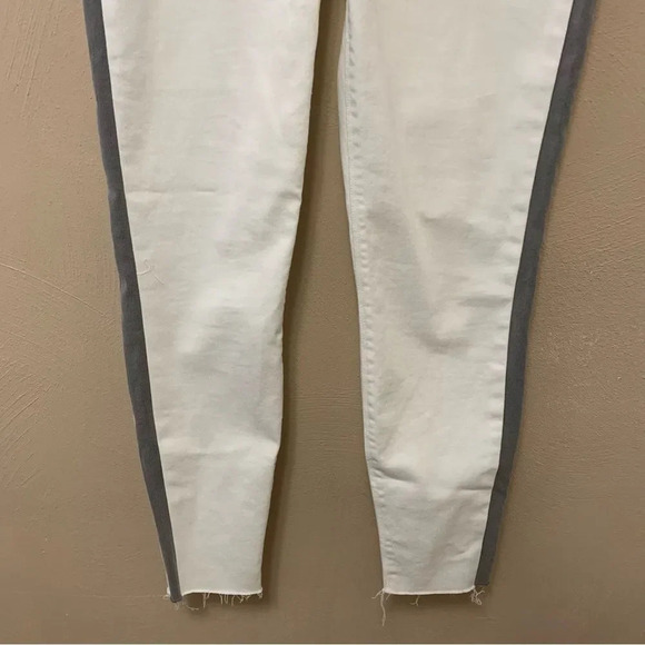 Spanx Side Stripe Distressed Skinny Jeans - Picture 7 of 13